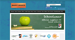 Desktop Screenshot of maceysports.co.uk